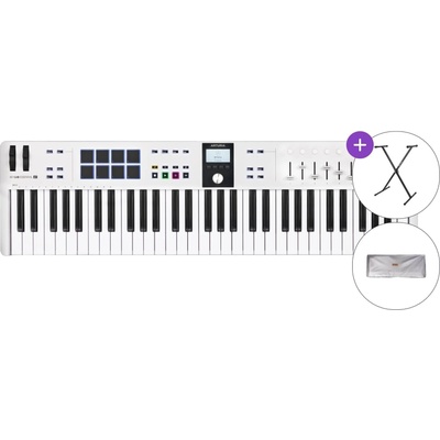 Arturia KeyLab Essential 61 mk3 SET Миди клавиатура White (KEYLAB-ESSENTIAL-61WH-MK3-SET)