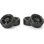 Pro-Line колело 1: 14 с гума Vector, черен диск Velocity H12mm (4): Typhon Grom