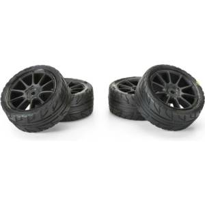 Pro-Line колело 1: 14 с гума Vector, черен диск Velocity H12mm (4): Typhon Grom