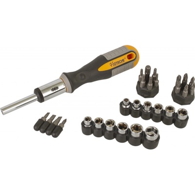Račňový skrutkovač s bitmi 34 ks - HT250534