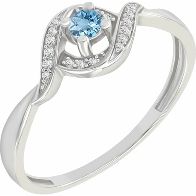 Eppi Zásnubní prsten se švýcarským topazem Nurisa R41716