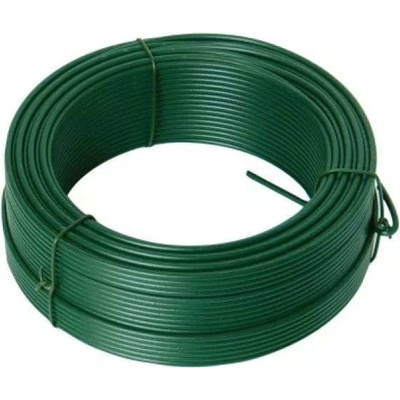 Napínací drát 3.4mmx78M zelený PVC