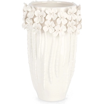 Bizzotto ДЕКОРАТИВНА ВАЗА treasure 14, 3x22cm БЯЛА (0501468)