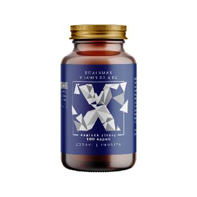 BrainMax Vitamin D3 & K2 100 rastlinných kapsúl