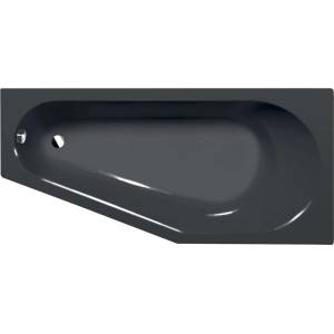 POLYSAN Tigra - Асиметрична вана R 170x80 см, сива 90611.30 (90611.30)