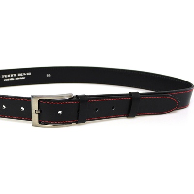 Penny Belts pánský kožený opasek 35-1CV-9 černý