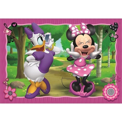 CLEMENTONI Minnie a Daisy na procházce MAXI 24 dílků