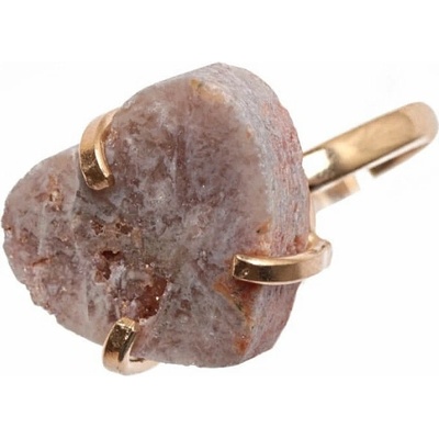 Nefertitis Be Beautiful Ametyst růžový Srdce prsten NF54671