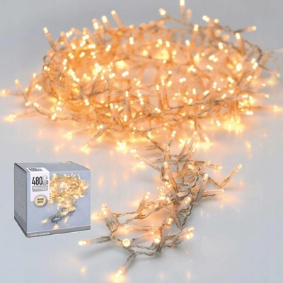 Mat Osvětlení vánoční 36m 480LED teplá BÍ TRA drát