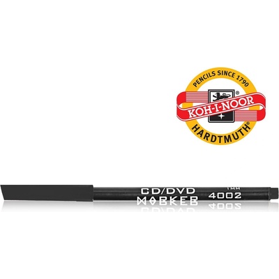 KOH-I-NOOR Маркер cd/dvd 4002 1-2 мм. черен