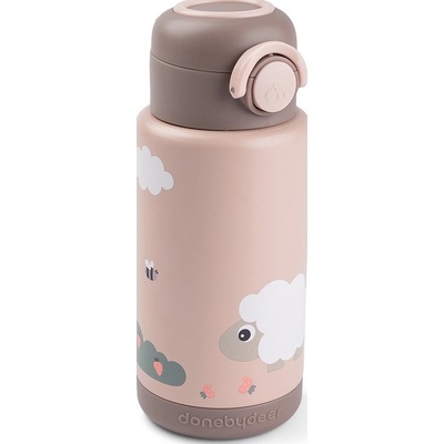 Done by Deer Tiny Farm Термо бутилка 340 мл, розова (1051711)