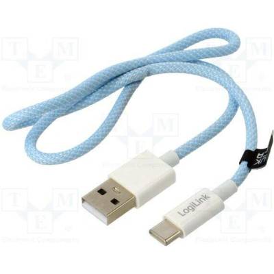 Logilink CU0329 USB 2.0 USB A vidlice USB C vidlice 500mm modrý