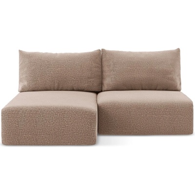 makamii Светлокафяв разтегателен ъглов диван с място за съхранение (ляв ъгъл) Kalena - Makamii (KALENA_LCOF_38_P1_C3)