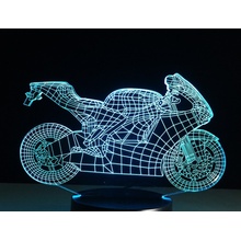 Beling Detská lampa, Motorka, 7 farebná QS387