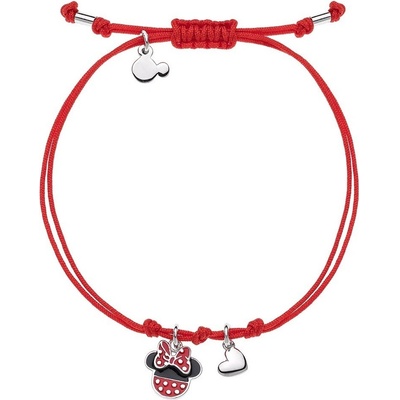 Disney červený textilný náramok Minnie Mouse BS00012RL