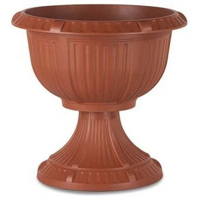 STEFANPLAST Plastový kvetináč na nohe Venezia 32x36,5 cm terakota