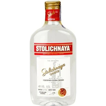 Stolichnaya 40% 0,5 l (čistá fľaša)