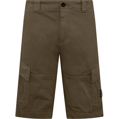 CP COMPANY Къси панталони CP COMPANY Stretch Sateen Cargo Shorts - Ivy Green 683