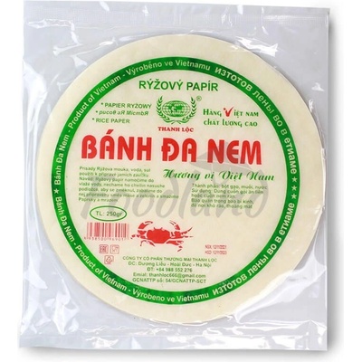 Thanh Loc Ryžový papier na vypražané jarné závitky 250 g