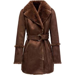 Salsa jeans Палто Salsa jeans Diana coat - Brown (Dark Brown V1)