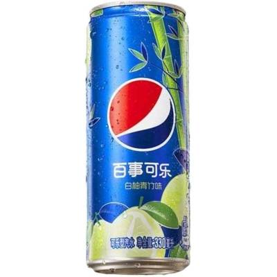 Pepsi sycená limonáda s příchutí bambusu a pomela 330 ml