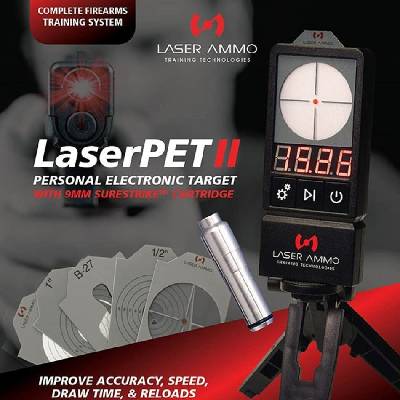 LaserPET II Elektronický terč + SureStrike 9mm
