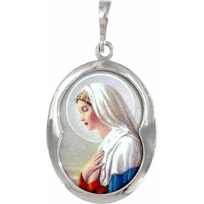 Infinitysilver Přívěsek madonka v bílém 446759004