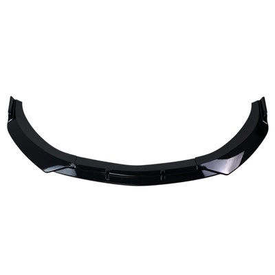 Добавка предна броня за Mercedes W117 CLA (2016-2019) - черен гланц (A-BENZ-003)