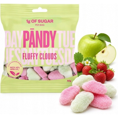 Pändy Candy Fluffy Clouds želé bonbóny 50 g