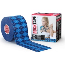 RockTape Kineziologický tejp Design Argyle Blue 5cm x 5m