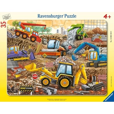 RAVENSBURGER Stavební stroje v plném proudu 35 dílků