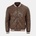Firetrap Яке Firetrap Men's Faux Leather Button Long Sleeve Quilted Jacket - Coffee