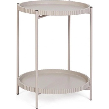 Bizzotto Помощна маса Herdys, D42 см, бежова (0721862)