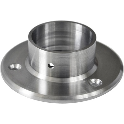 Příruba spodní (ø 100 mm) na trubku ø 48,3 mm, broušená nerez K320 / AISI304