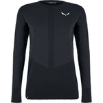 Salewa Дамско мериносово термобельо Salewa Women's Zebru Responsive L/S Tee Merino base layer - Onyx - размер 34 (EU) (115-1305-0511)