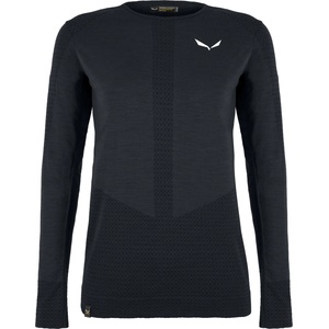 Salewa Дамско мериносово термобельо Salewa Women's Zebru Responsive L/S Tee Merino base layer - Onyx - размер 34 (EU) (115-1305-0511)