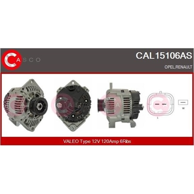 Generátor CASCO CAL15106AS