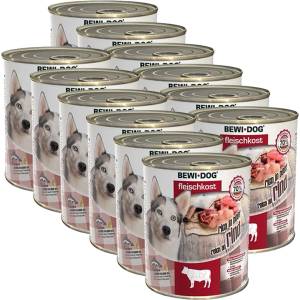 Bewi Dog консерви - Говеждо месо, 12 x 800 г