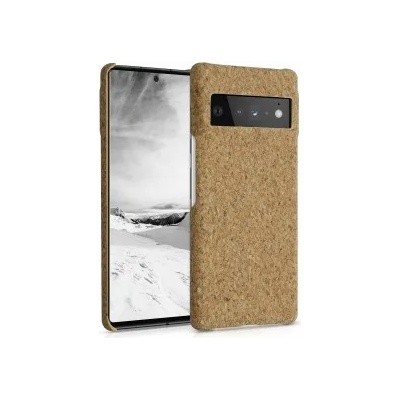 kwmobile Корков калъф за Google Pixel 6 Pro - светлокафяв