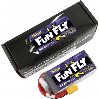 Akumulátor Tattu Funfly 1550mAh 11,1V 100C 3S1P – Zboží Dáma