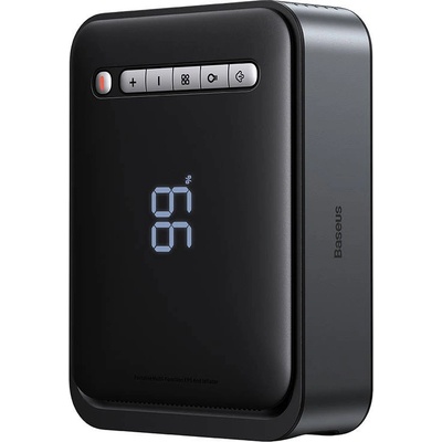 Baseus Super Energy Car Jump Starter, Compressor and Power Bank 8000mAh - външна батерия 8800mAh, JumpStarter и компресор за автомобил (черен)