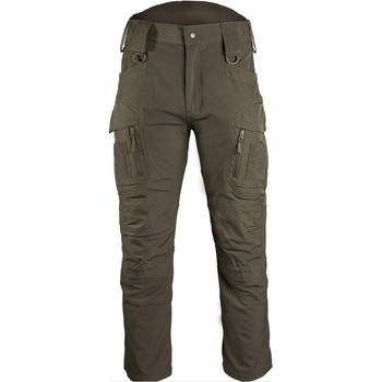 Kalhoty Mil-tec Assault softshell Ranger green