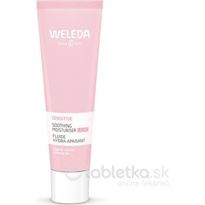 Weleda Sensitive Light upokojujúci pleťový krém s bio mandľovým olejom 30 ml