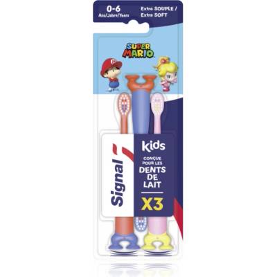 Signal Super Mario четка за зъби за деца софт 0-6/2-6