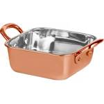 Horecano Ростер квадратен с медно покритие 13.75cm x 5.25cm- 800 ml(SG-89348(B)) (0184118)