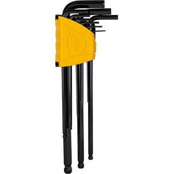 Extra dlhá sada šesťhranných kľúčov Deli Tools EDL232309H, 1,5-10 mm, 9 ks