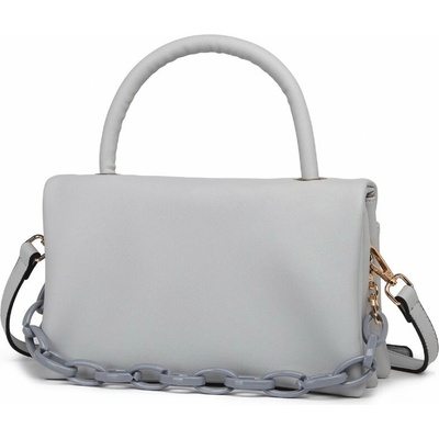 Miss Lulu dámská elegantní crossbody kabelka Zoe 24 cm šedá