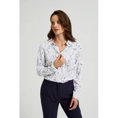 Moodo Бяла дамска риза Moodo | Byal | ЖЕНИ | XS