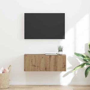 vidaXL TV стенен шкаф 78, 5 x 30 x 29, 5 cm Дъб артизан (892227)
