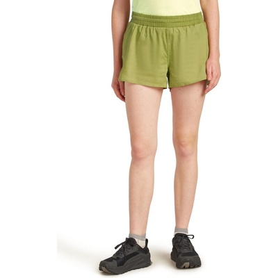Icebreaker Dámské merino kraťasy Wmns 125 ZoneKnit Speed 3 Shorts Olive
